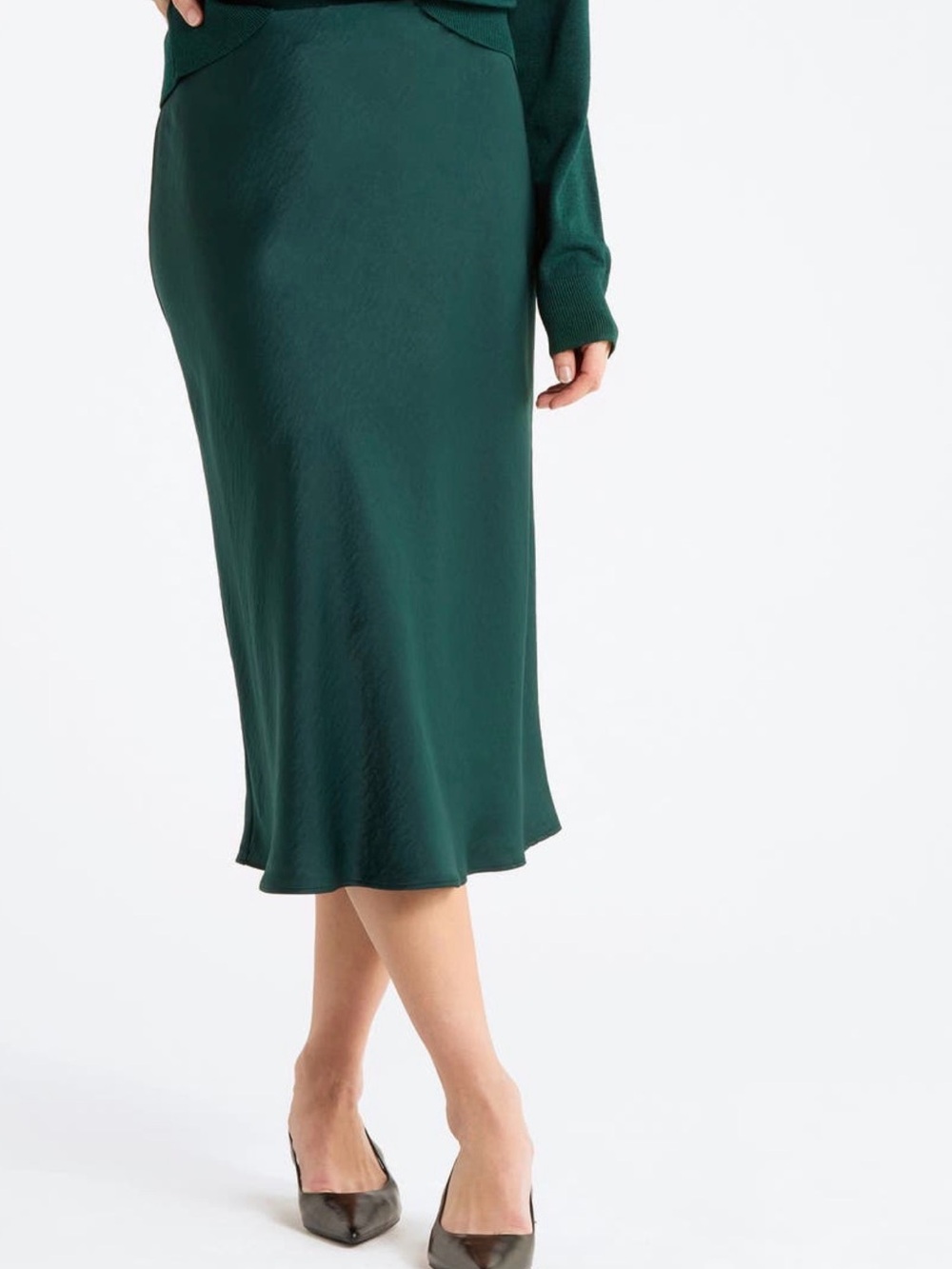 Nordstrom Deep Teal Maxi Skirt